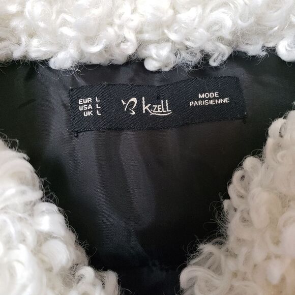 Mixed media puffer/ bomber jacket - Picture 3 of 7